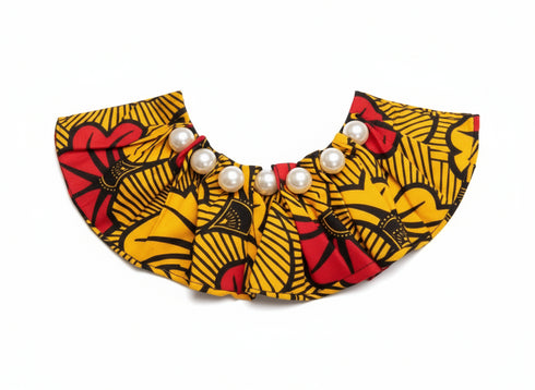 Pearl Embrace Ankara Necklace