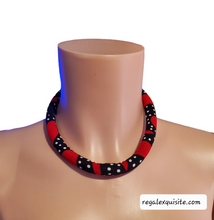 Load image into Gallery viewer, Nala Essence Single Strand Ankara Necklace
