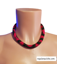 Load image into Gallery viewer, Nala Essence Single Strand Ankara Necklace
