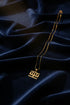 QUALITY Hwemudua support fine chain Adinkra stainless steel necklace only