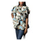 Renée Layered-Frill Belted Ankara Blouse for Women – Geometric Print Top Only
