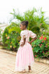 SIA Long Shimmering Radiance Brocade Off-shoulder & Tulle Dress for Girls