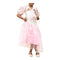 SIA Long Shimmering Radiance Brocade Off-shoulder & Tulle Dress for Girls