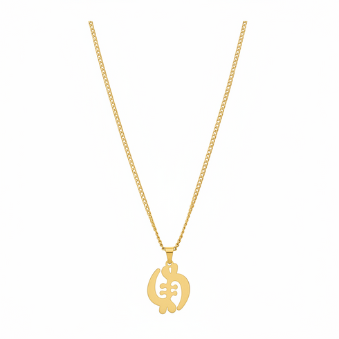 SUPREME GYE NYAME bold curb chain Adinkra stainless steel necklace only