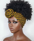 Safiya's Top Knot Swirl Half Turban