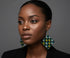 Urban Geometry Ankara Earrings