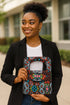 Sefina African Print Cut-out Luxury Handmade Totes
