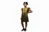 Taelisse Girls Sunburst Organdi and Ankara Vibrant African Girls Wear Shift Dress