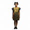 Taelisse Girls Sunburst Organdi and Ankara Vibrant African Girls Wear Shift Dress