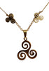 Triskelion Harmony Set - Necklace & Earrings Set Stainless Steel