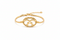 VALOR AKOFENA Adinkra stainless steel adjustable chain bangle bracelet only