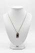 VALOR KWATAKYE-ATIKO single-chain bravery-symbol stainless steel Adinkra necklace only