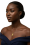 VALOR KWATAKYE-ATIKO single-chain bravery-symbol stainless steel Adinkra necklace only