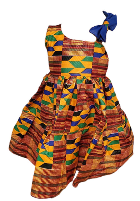 Vianca Sisters African Print Dress for Girls