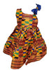 Vianca Sisters African Print Dress for Girls