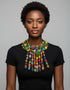 Waterfall Cascade Collar Ankara Necklace