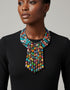 Waterfall Cascade Collar Ankara Necklace