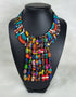 Waterfall Cascade Collar Ankara Necklace