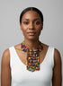 Waterfall Cascade Collar Ankara Necklace
