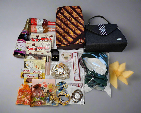 ULTIMATE QUEEN EXPERIENCE Handmade Luxury African Gift Basket Set
