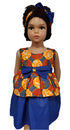 Nayoka Baby Two-Sisters African Print Girl Dress – Handmade