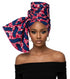 ADEPA Tie-On Ankara Headwrap / Headpiece Scarf – One-Yard Duku (African Print Headwrap)