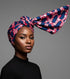 ADEPA Tie-On Ankara Headwrap / Headpiece Scarf – One-Yard Duku (African Print Headwrap)