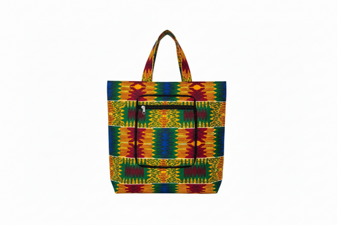 HERITAGE SHIFT Convertible Ankara African Print Ankara Tote Bag