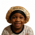 LITTLE QUEEN BLACKWATER African KIDS Handmade KIDS Silk Bonnet With Little Queen Band Design
