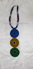 Load image into Gallery viewer, African Trio Circlet Necklace
