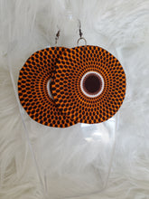 Load image into Gallery viewer, Circular Chic Ankara Print Earrings
