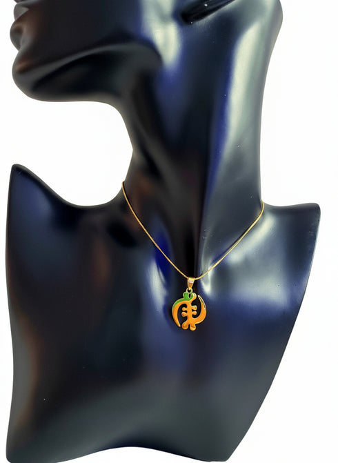 GRACE GYE NYAME Adinkra Gold Necklace Only – Adinkra Necklace Stainless Steel