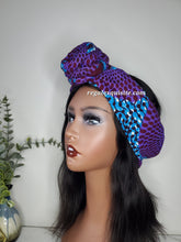 Load image into Gallery viewer, Safiya&#39;s Top Knot Swirl Half Turban
