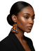Midnight Melody Ankara Earrings