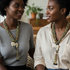 Zuberi handmade Africa map pendant beaded necklace