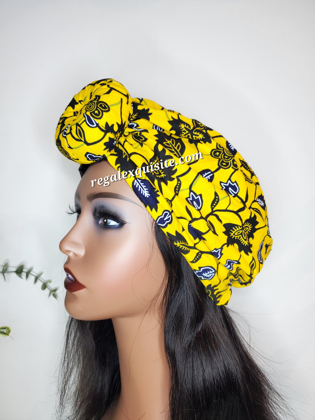 Aziza's Midnight Knot Turban