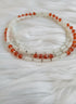 Shaka Lights Out Waist Beads - orange - Glows in the dark