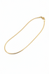 BALANCE DWENNIMMEN quarter spiral non-fade gold stainless steel Adinkra necklace only