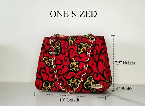 Jamila Envelope Chain Handle Clutch / Handbag for Women