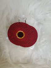 Load image into Gallery viewer, Circular Chic Ankara Print Earrings
