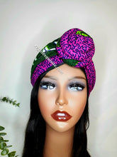 Load image into Gallery viewer, Amara&#39;s Crown Swirl Knot Turban
