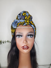 Load image into Gallery viewer, Safiya&#39;s Top Knot Swirl Half Turban
