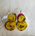 ESENAM Radiant Rosette Double Folded Ankara Earrings