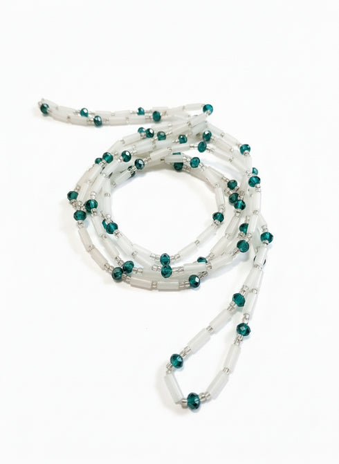 Shaka Lights Out Waist Beads - green