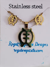 Load image into Gallery viewer, Gye - Nyame Adinkra Gold Necklace
