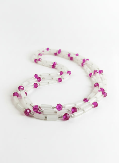 Shaka Lights Out Waist Beads - pink