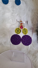 Load image into Gallery viewer, Sunset Serenade Ankara Disk Earrings
