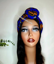 Load image into Gallery viewer, Aziza&#39;s Midnight Knot Turban
