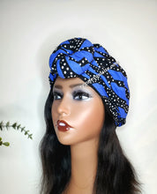 Load image into Gallery viewer, Aziza&#39;s Midnight Knot Turban
