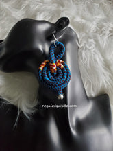 Load image into Gallery viewer, Melodic Twist Ankara Earrings
